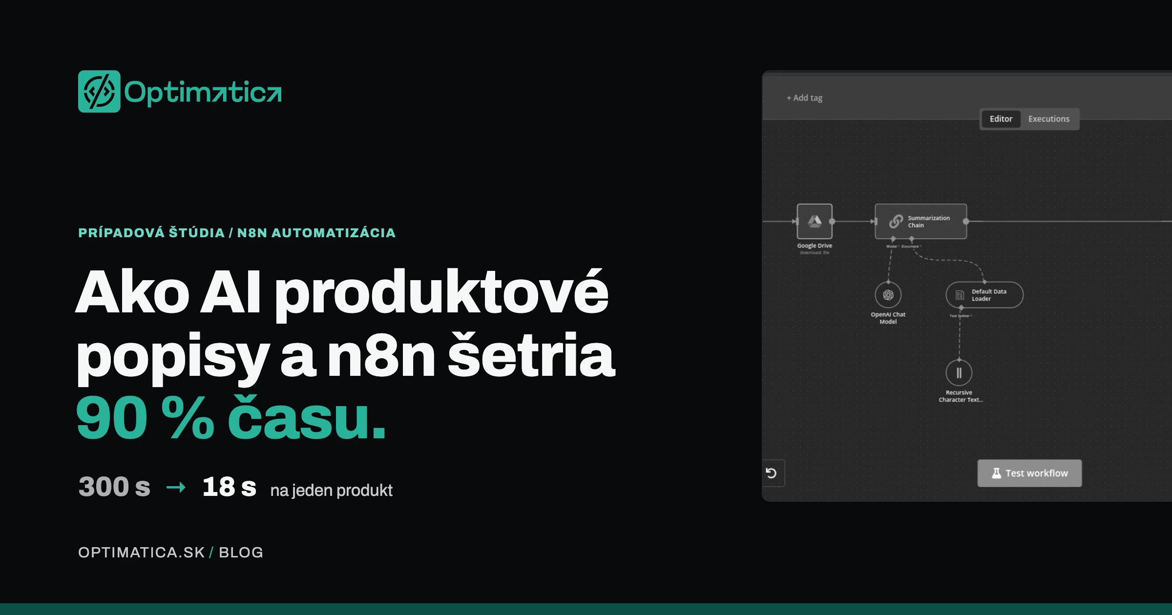 Prípadová štúdia — automatizácia produktových dát